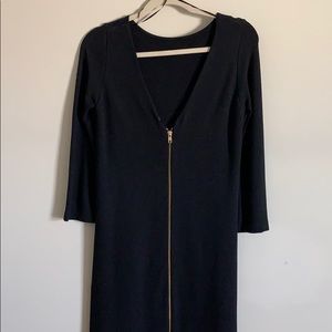 Black knit Zara dress